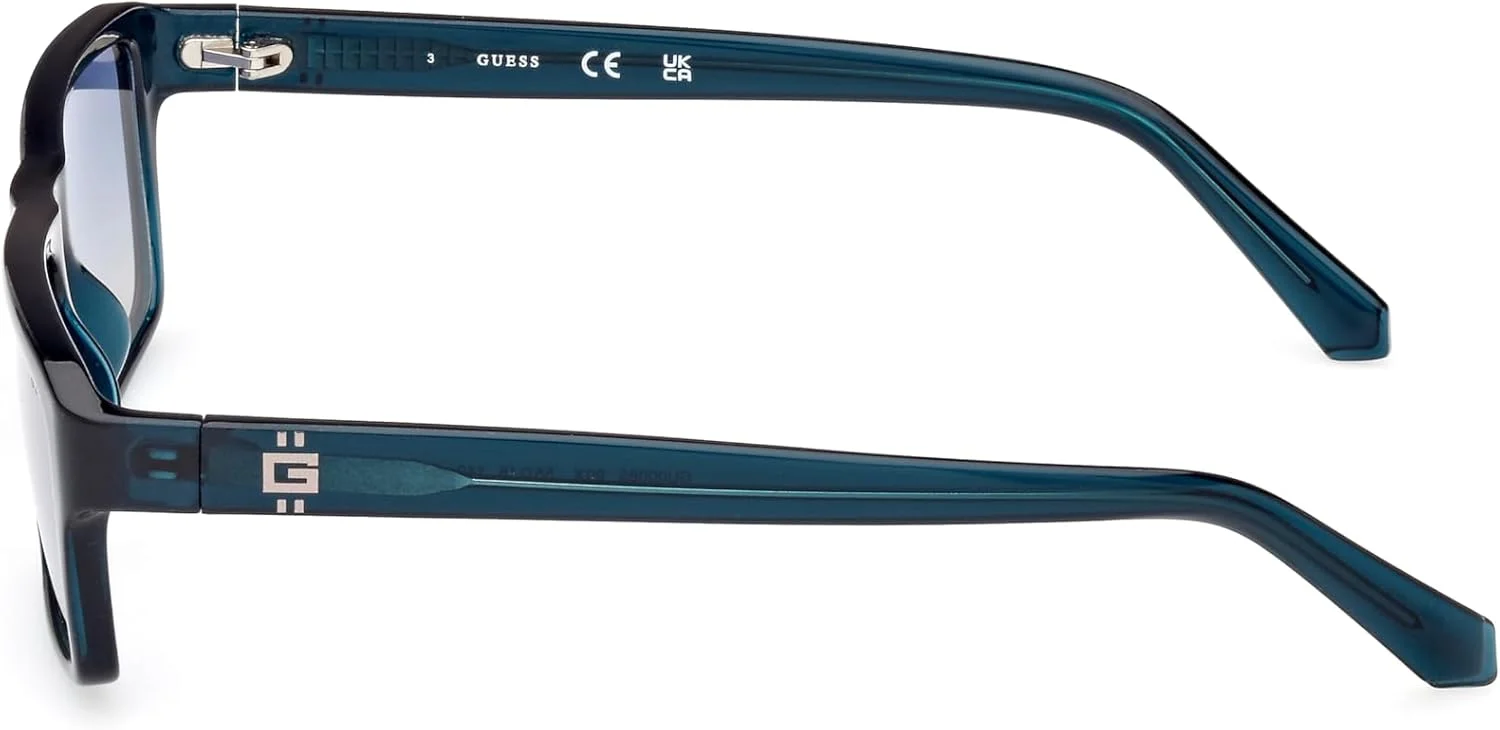 GUESS Male Full rim Rectangular UV PROTECTIVE Sunglass GU0008590X55