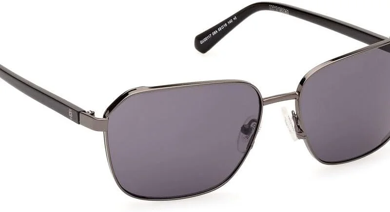 عینک آفتابی مردانه GUESS GU0011708A57، فلزی، محافظت در برابر اشعه UV، رنگ Shiny Gunmetal، سایز 57MM عینک آفتابی مردانه GUESS GU0011708A57، فلزی، محافظت در برابر اشعه UV، رنگ Shiny Gunmetal، سایز 57MM