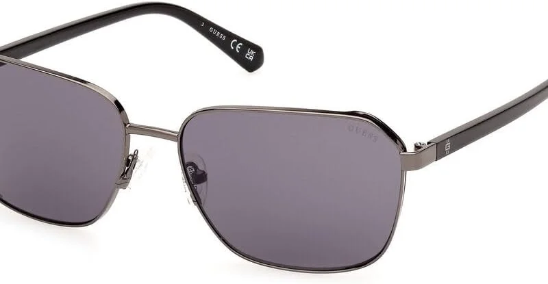 عینک آفتابی مردانه GUESS GU0011708A57، فلزی، محافظت در برابر اشعه UV، رنگ Shiny Gunmetal، سایز 57MM عینک آفتابی مردانه GUESS GU0011708A57، فلزی، محافظت در برابر اشعه UV، رنگ Shiny Gunmetal، سایز 57MM