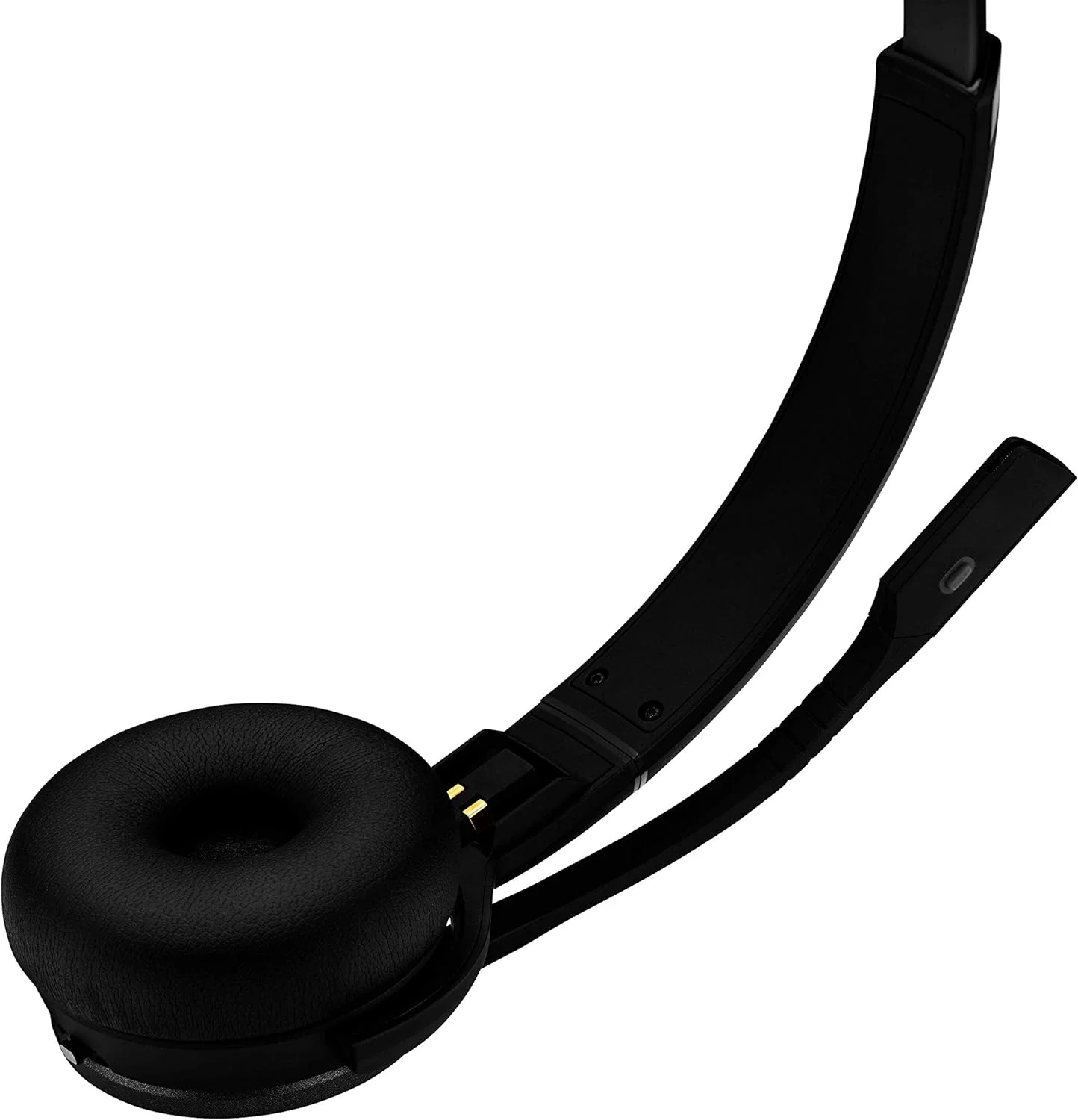 هدست بی سیم DECT یک طرفه (تک گوشی) Sennheiser SDW 5034 (507008) برای اتصال به سافت فون/رایانه شخصی و تلفن همراه، میکروفون دوگانه با قابلیت حذف نویز فوق العاده، مشکی هدست بی سیم DECT یک طرفه (تک گوشی) Sennheiser SDW 5034 (507008) برای اتصال به سافت فون/رایانه شخصی و تلفن همراه، میکروفون دوگانه با قابلیت حذف نویز فوق العاده، مشکی