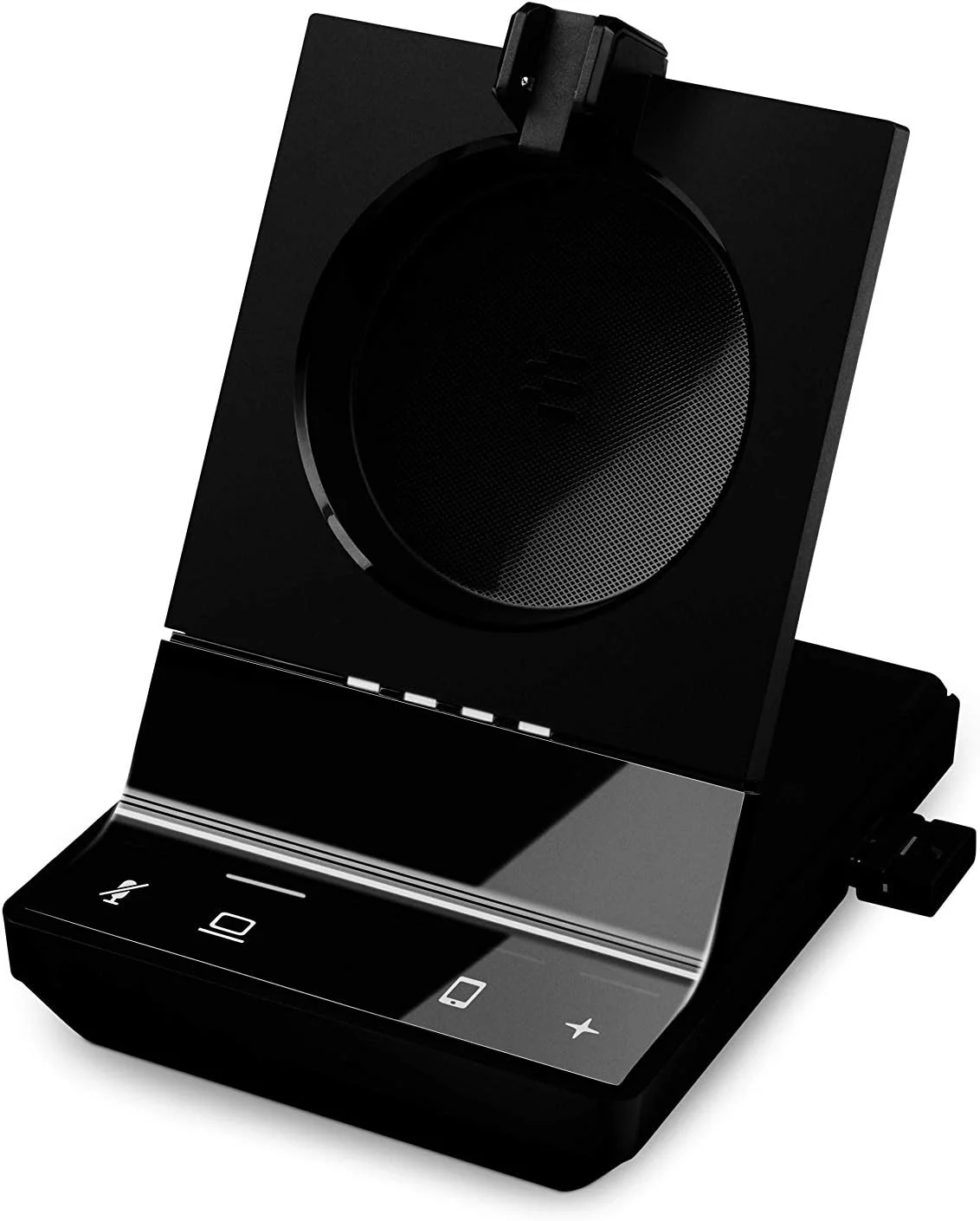 هدست بی سیم DECT یک طرفه (تک گوشی) Sennheiser SDW 5034 (507008) برای اتصال به سافت فون/رایانه شخصی و تلفن همراه، میکروفون دوگانه با قابلیت حذف نویز فوق العاده، مشکی هدست بی سیم DECT یک طرفه (تک گوشی) Sennheiser SDW 5034 (507008) برای اتصال به سافت فون/رایانه شخصی و تلفن همراه، میکروفون دوگانه با قابلیت حذف نویز فوق العاده، مشکی