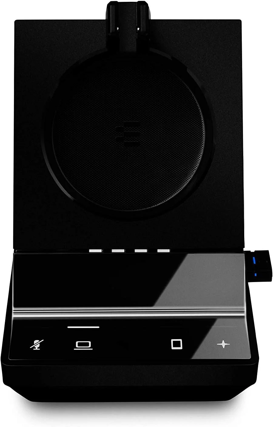 هدست بی سیم DECT یک طرفه (تک گوشی) Sennheiser SDW 5034 (507008) برای اتصال به سافت فون/رایانه شخصی و تلفن همراه، میکروفون دوگانه با قابلیت حذف نویز فوق العاده، مشکی هدست بی سیم DECT یک طرفه (تک گوشی) Sennheiser SDW 5034 (507008) برای اتصال به سافت فون/رایانه شخصی و تلفن همراه، میکروفون دوگانه با قابلیت حذف نویز فوق العاده، مشکی