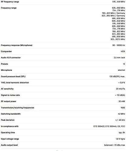 سیستم امنی‌دایرکشنال Sennheiser EW 112P G3-A