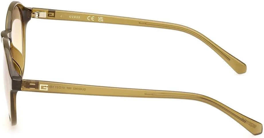 عینک آفتابی مردانه گرد حدس GU0006296F51، سایز عدسی 51 میلی متر، سبز