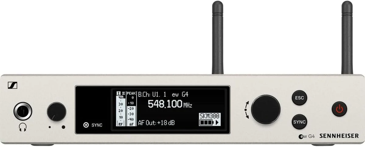 ست میکروفون یقه ای بی سیم Sennheiser ew 500 G4-MKE2-AW+ ست میکروفون یقه ای بی سیم Sennheiser ew 500 G4-MKE2-AW+