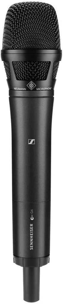 ست میکروفون بی سیم دستی Sennheiser Ew 500 با کپسول Neumann KK205 GW1 (558-608Mhz)، مشکی