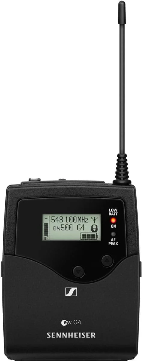 ست میکروفون یقه ای بی سیم Sennheiser ew 500 G4-MKE2-AW+ ست میکروفون یقه ای بی سیم Sennheiser ew 500 G4-MKE2-AW+