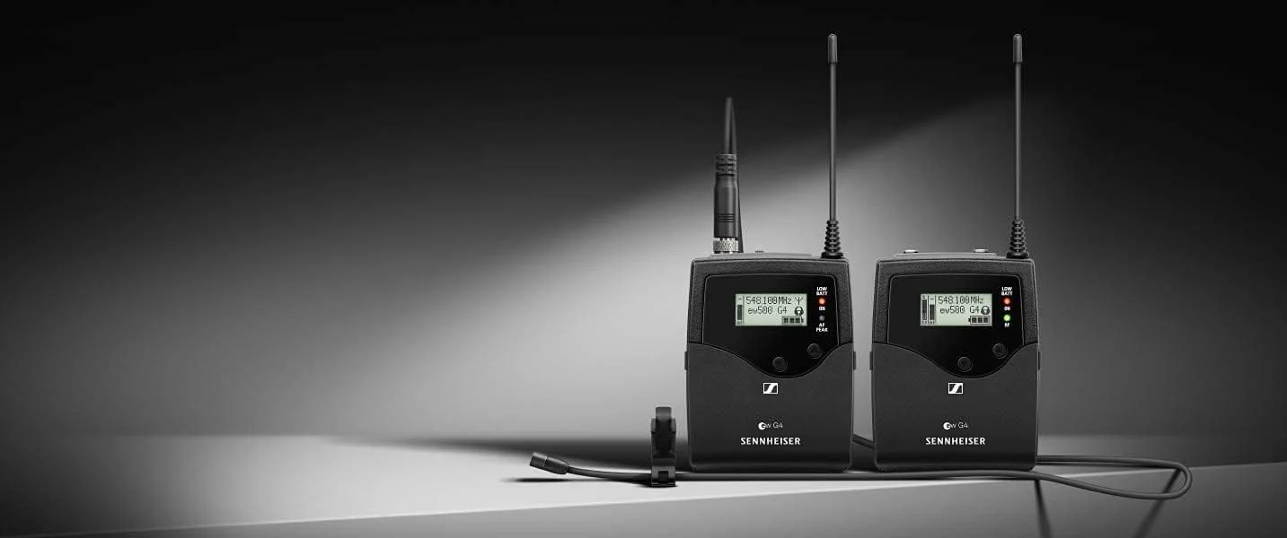 ست میکروفون یقه ای بی سیم سنهایزر (EW 512P G4-BW) ست میکروفون یقه ای بی سیم سنهایزر (EW 512P G4-BW)