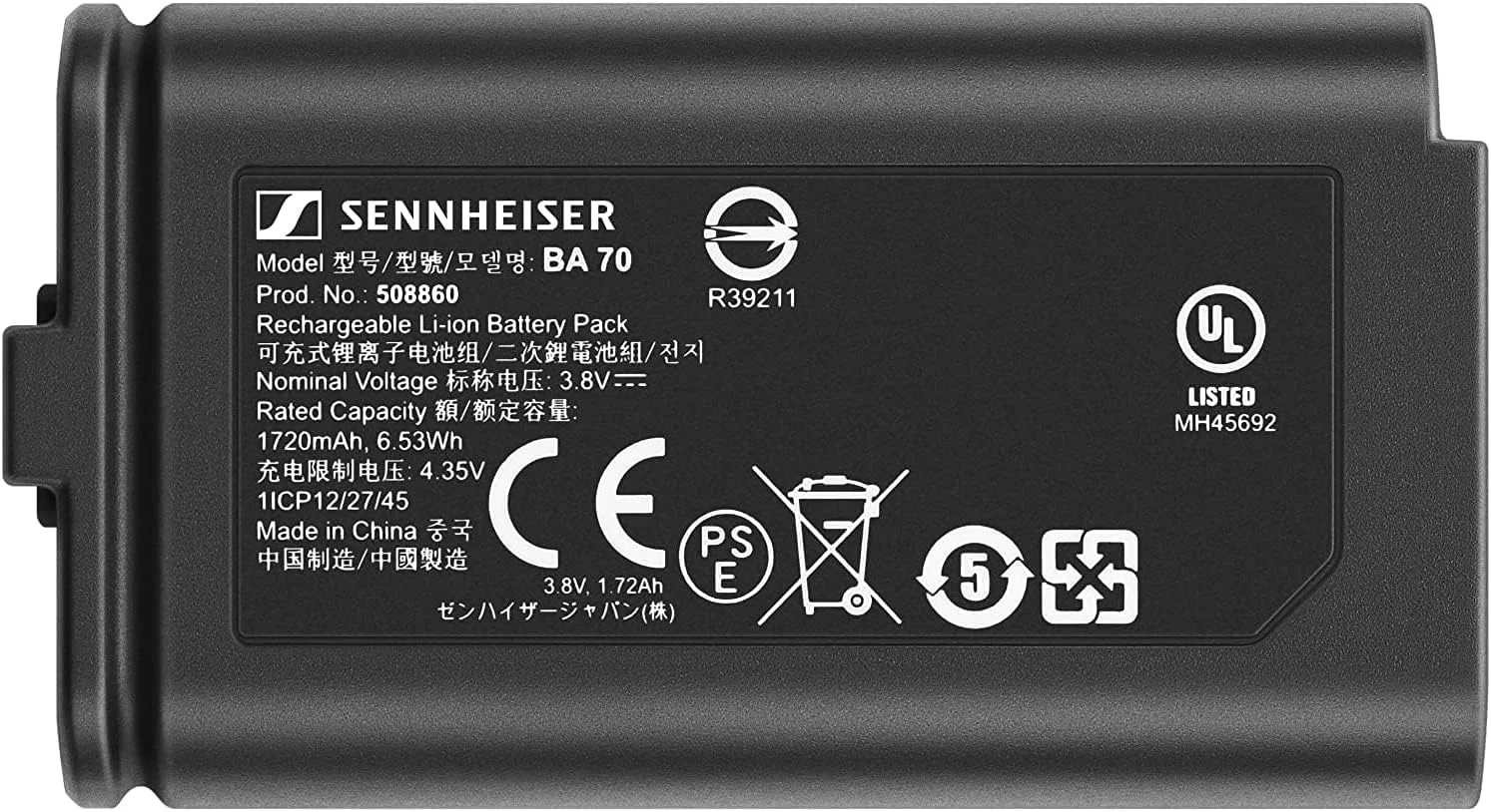 سیستم میکروفون بی سیم دیجیتال UHF قابل حمل Sennheiser EW-DP 835 SET (S4-7) با فرستنده دستی SKM-S و ماژول میکروفون دینامیک MMD 835 با الگوی کاردیوئید - مشکی (700034) سیستم میکروفون بی سیم دیجیتال UHF قابل حمل Sennheiser EW-DP 835 SET (S4-7) با فرستنده دستی SKM-S و ماژول میکروفون دینامیک MMD 835 با الگوی کاردیوئید - مشکی (700034)