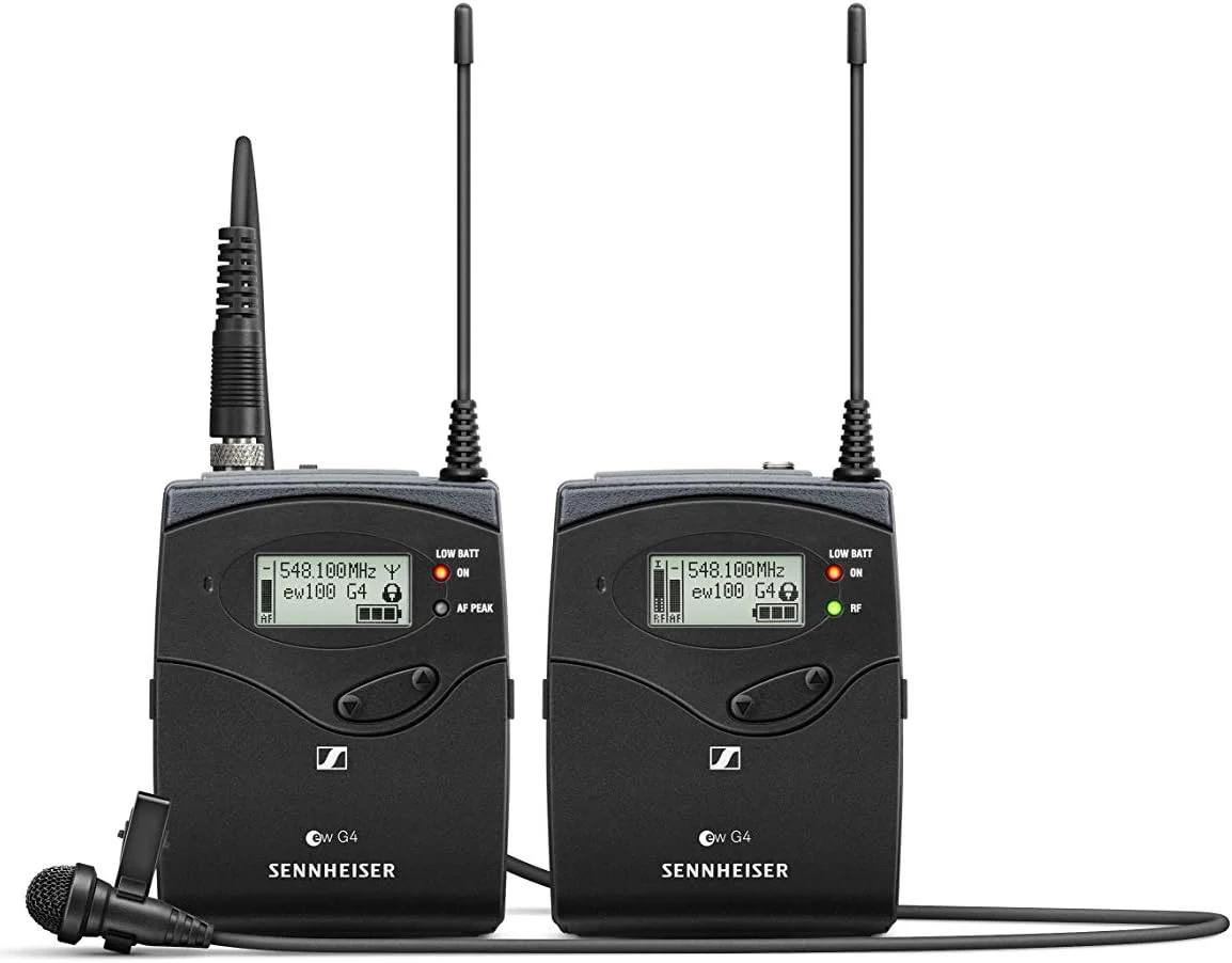 سیستم میکروفون بی سیم Sennheiser Pro Ew 112P G4 B با کیفیت پخش، مناسب برای نصب روی دوربین. ایده آل برای گزارشگری، یوتیوب، ولاگینگ، فیلمسازان، مشکی سیستم میکروفون بی سیم Sennheiser Pro Ew 112P G4 B با کیفیت پخش، مناسب برای نصب روی دوربین. ایده آل برای گزارشگری، یوتیوب، ولاگینگ، فیلمسازان، مشکی