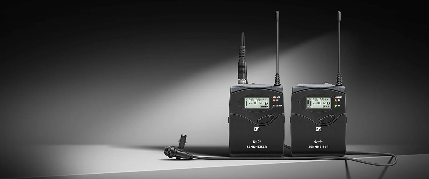 ست میکروفون یقه ای بی سیم قابل حمل سنهایزر (EW 112P G4-GB) ست میکروفون یقه ای بی سیم قابل حمل سنهایزر (EW 112P G4-GB)