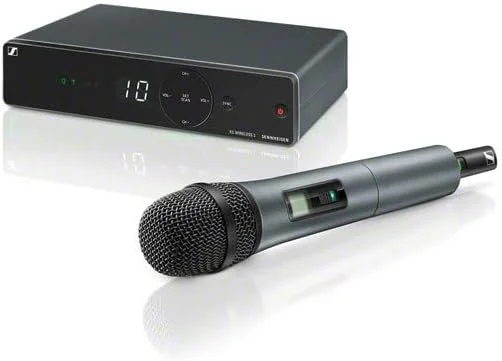 سیستم میکروفون بی سیم همه کاره Sennheiser XSW 1-825-E برای خوانندگان و ارائه دهندگان | کپسول های میکروفون Evolution، آنتن های یکپارچه و حداکثر 10 کانال سازگار (507112) سیستم میکروفون بی سیم همه کاره Sennheiser XSW 1-825-E برای خوانندگان و ارائه دهندگان | کپسول های میکروفون Evolution، آنتن های یکپارچه و حداکثر 10 کانال سازگار (507112)