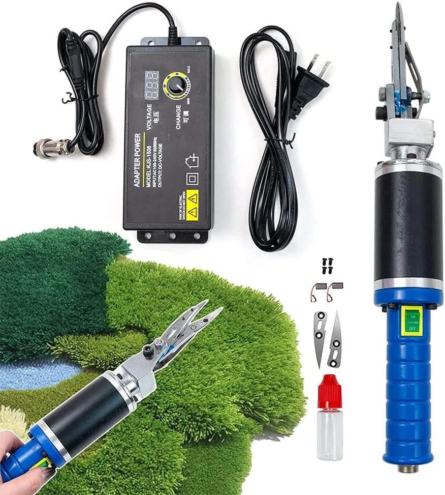قیچی حکاکی فرش برقی BLOSSS، 200 وات، قیچی حکاکی، حکاکی، پیرایش و مدل سازی فرش، سرعت قابل تنظیم 0-4000 دور در دقیقه، تریمر حکاکی فرش برای فرش های دستبافت