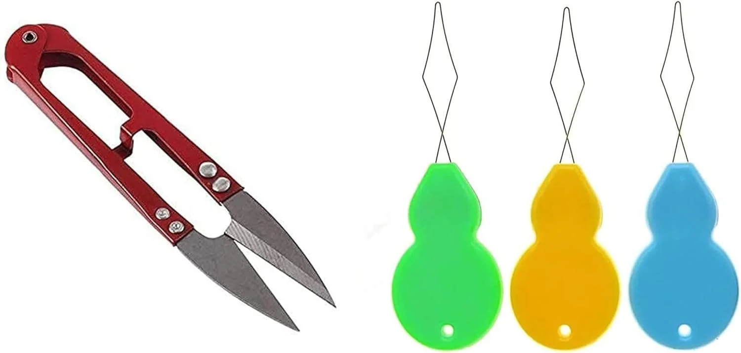 مجموعه ترکیبی آن بلو شامل قیچی نخ چین فلزی (1 عدد) + سوزن نخ کن پلاستیکی (3 عدد) | رنگ های تصادفی مجموعه ترکیبی آن بلو شامل قیچی نخ چین فلزی (1 عدد) + سوزن نخ کن پلاستیکی (3 عدد) | رنگ های تصادفی