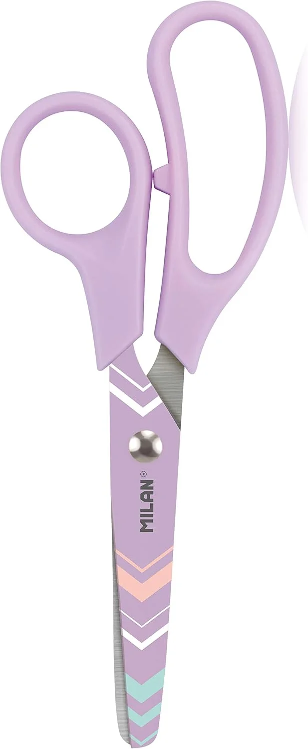 Blister Pack of Basic Pastel Sugar Diamond Lilac Scissors Blister Pack of Basic Pastel Sugar Diamond Lilac Scissors