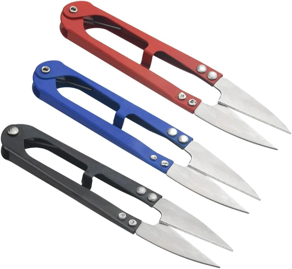 قیچی خیاطی BGTXINGI، 24 عدد قیچی نخ چین U شکل کوچک، قیچی نخ بر، قیچی گلدوزی، قیچی برش نخ، قیچی بخیه متقاطع کوچک برای پروژه های هنری DIY و لوازم خانگی