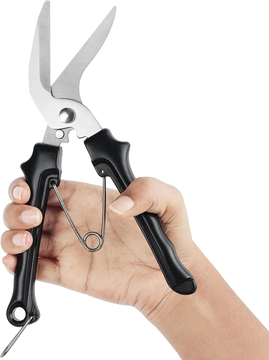 قیچی فرش سنگین بل ویو - 20.5 سانتی متر / 8.07 اینچ قیچی چند منظوره - تیغه های تیز صنعتی فولاد ضد زنگ برای فرش، مقوا، پارچه، چرم، سیم فلزی و موارد دیگر