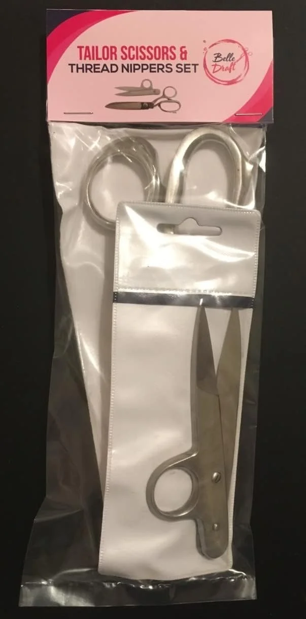 مجموعه قیچی خیاطی و نخ چین Belle Draft - شامل قیچی خیاطی 8 اینچی سنگین و نخ چین 4.5 اینچی