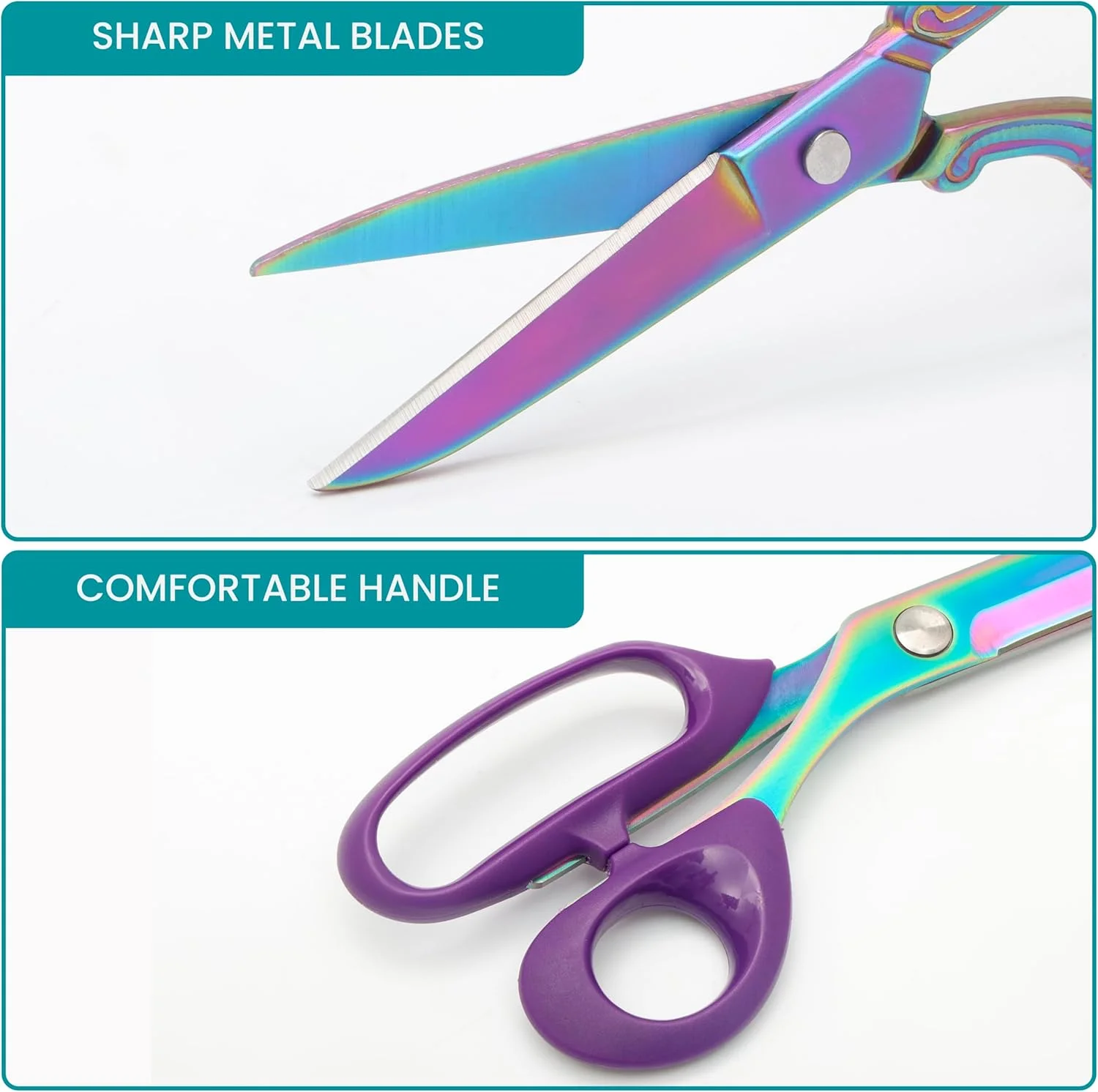 قیچی گلدوزی مقاوم Belle Vous (بسته 4 عددی) - قیچی پارچه ای استیل ضد زنگ برای خیاطی/قیچی کاردستی - قیچی خیاطی تیز برای خیاطی، گلدوزی و چرم - قیچی خیاطی قیچی گلدوزی مقاوم Belle Vous (بسته 4 عددی) - قیچی پارچه ای استیل ضد زنگ برای خیاطی/قیچی کاردستی - قیچی خیاطی تیز برای خیاطی، گلدوزی و چرم - قیچی خیاطی