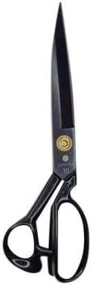 قیچی خیاطی حرفه ای Bekner Jupiter با دسته لاستیکی مناسب برای خیاطی، برش، مصارف خانگی و اداری، سایز (قیچی 10 اینچی) (مجموعه 1 عددی، مشکی)