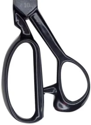 قیچی خیاطی حرفه ای Bekner Jupiter با دسته لاستیکی مناسب برای خیاطی، برش، مصارف خانگی و اداری، سایز (قیچی 10 اینچی) (مجموعه 1 عددی، مشکی)