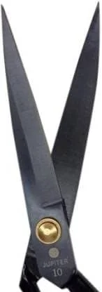 قیچی خیاطی حرفه ای Bekner Jupiter با دسته لاستیکی مناسب برای خیاطی، برش، مصارف خانگی و اداری، سایز (قیچی 10 اینچی) (مجموعه 1 عددی، مشکی)