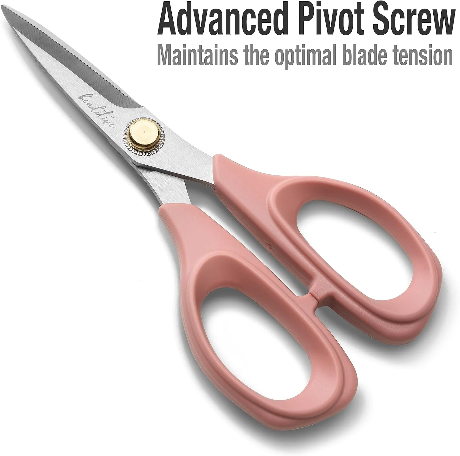 قیچی خیاطی Beaditive - قیچی پارچه ای استیل ضد زنگ 6 اینچی - قیچی حرفه ای با تیغه دندانه دار - برشگر صنایع دستی راحت و قیچی خیاطی (مرجانی روشن) قیچی خیاطی Beaditive - قیچی پارچه ای استیل ضد زنگ 6 اینچی - قیچی حرفه ای با تیغه دندانه دار - برشگر صنایع دستی راحت و قیچی خیاطی (مرجانی روشن)