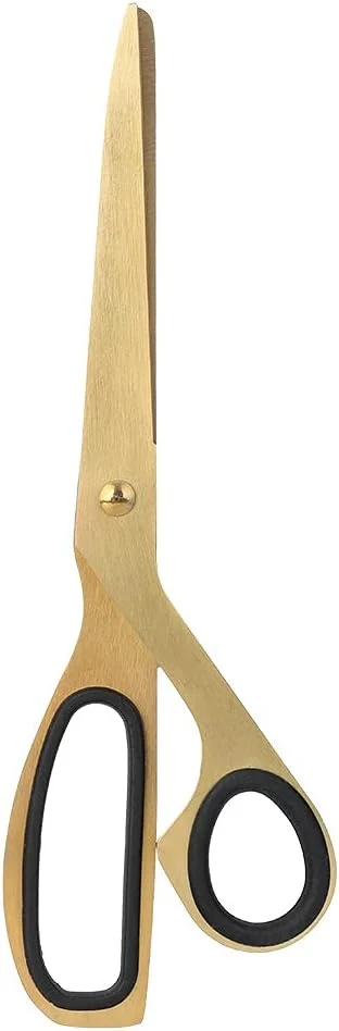 قیچی طلایی زیبا، قیچی سبک وزن و ظریف، مناسب برای دفتر کار خانگی