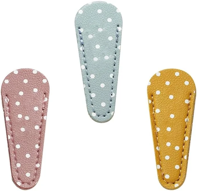 بسته 3 عددی محافظ قیچی Beavorty، محافظ قیچی تکی برای منزل، روکش چرمی PU برای قیچی، محافظ روکش قیچی، قاب محافظ ضربدری، ست قیچی مژه، کیف چرمی