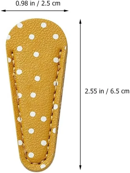 بسته 3 عددی محافظ قیچی Beavorty، محافظ قیچی تکی برای منزل، روکش چرمی PU برای قیچی، محافظ روکش قیچی، قاب محافظ ضربدری، ست قیچی مژه، کیف چرمی
