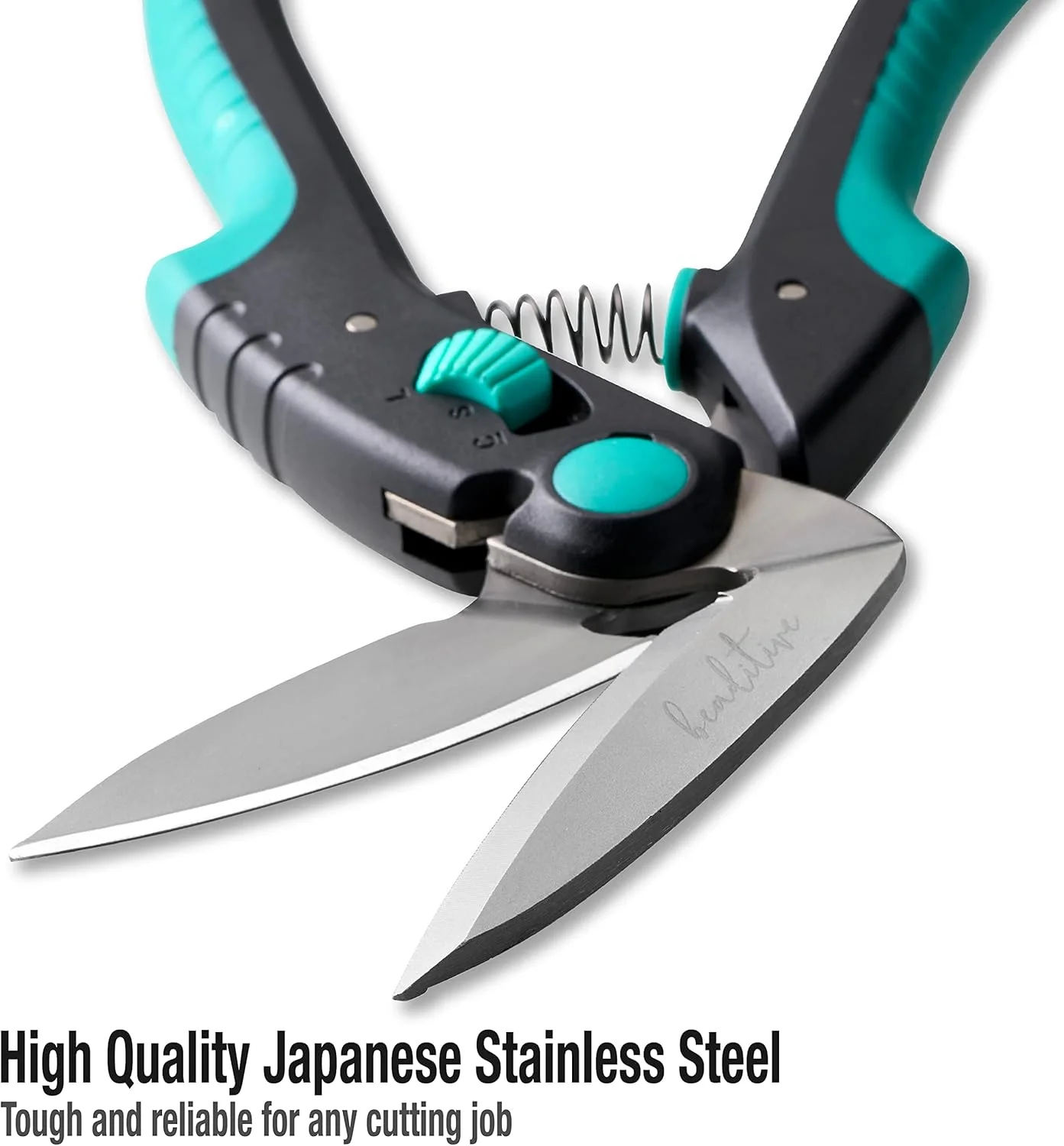 قیچی چند منظوره سنگین Beaditive با زاویه 25 سانتی متری - فولاد ضد زنگ ژاپنی، تیغه دندانه دار - قیچی صنعتی برای پارچه های ضخیم، چرم، مقوا، فرش، چمن مصنوعی قیچی چند منظوره سنگین Beaditive با زاویه 25 سانتی متری - فولاد ضد زنگ ژاپنی، تیغه دندانه دار - قیچی صنعتی برای پارچه های ضخیم، چرم، مقوا، فرش، چمن مصنوعی