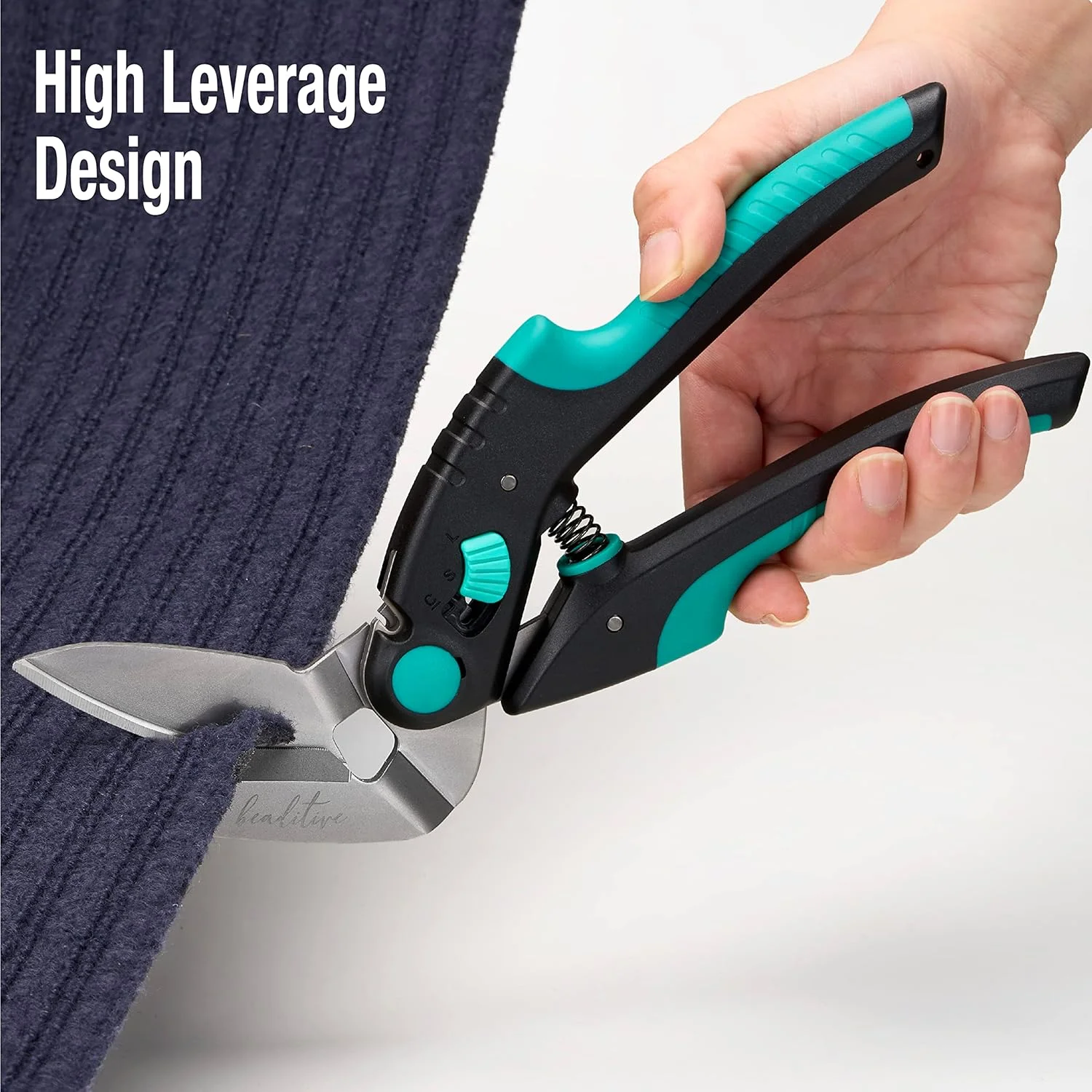 قیچی چند منظوره سنگین Beaditive با زاویه 25 سانتی متری - فولاد ضد زنگ ژاپنی، تیغه دندانه دار - قیچی صنعتی برای پارچه های ضخیم، چرم، مقوا، فرش، چمن مصنوعی قیچی چند منظوره سنگین Beaditive با زاویه 25 سانتی متری - فولاد ضد زنگ ژاپنی، تیغه دندانه دار - قیچی صنعتی برای پارچه های ضخیم، چرم، مقوا، فرش، چمن مصنوعی