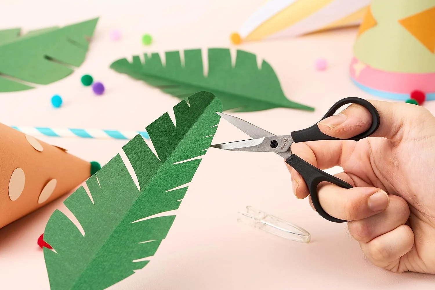 ست قیچی سبک وزن خیاطی و گلدوزی Beaditive (2 عددی) | خیاطی، گلدوزی، برش کاغذ، کاردستی | فولاد ضد زنگ | روکش محافظ (4 اینچ)