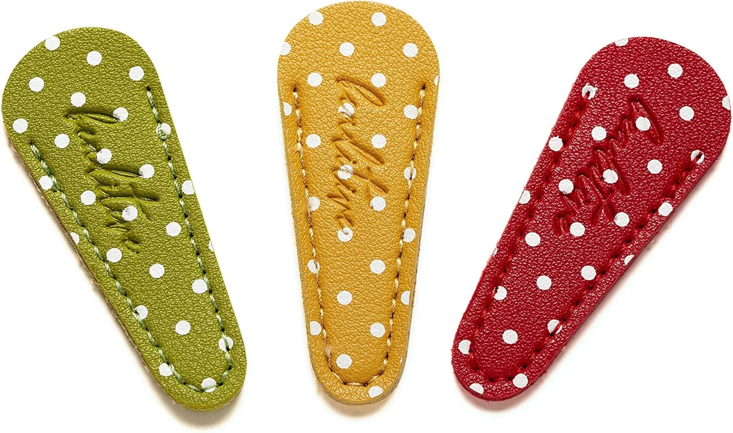 غلاف قیچی گلدوزی Beaditive (ست 3 عددی) طرح پاییز | خال خال قرمز، زرد، سبز