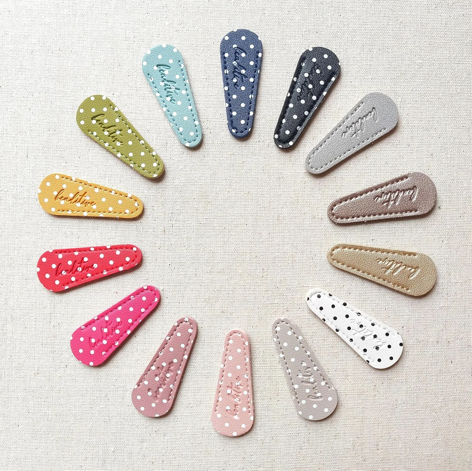 غلاف قیچی گلدوزی Beaditive (ست 3 عددی) طرح پاییز | خال خال قرمز، زرد، سبز