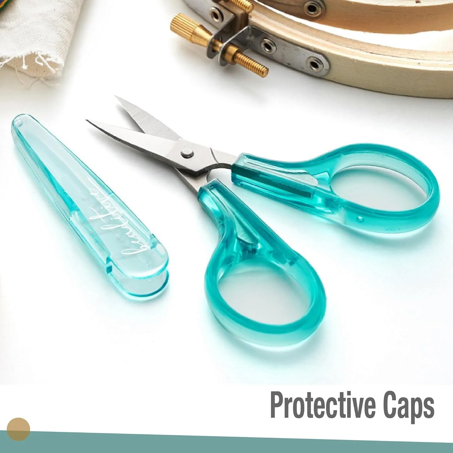 ست قیچی کوچک مخصوص کارهای ظریف Beaditive (2 عددی) خمیده و صاف، تیز، جمع و جور برای مدرسه | خیاطی، گلدوزی، برش کاغذ، کاردستی | فولاد ضد زنگ | دارای پوشش محافظ ست قیچی کوچک مخصوص کارهای ظریف Beaditive (2 عددی) خمیده و صاف، تیز، جمع و جور برای مدرسه | خیاطی، گلدوزی، برش کاغذ، کاردستی | فولاد ضد زنگ | دارای پوشش محافظ