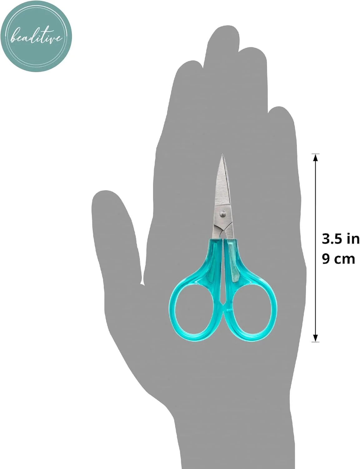 ست قیچی کوچک مخصوص کارهای ظریف Beaditive (2 عددی) خمیده و صاف، تیز، جمع و جور برای مدرسه | خیاطی، گلدوزی، برش کاغذ، کاردستی | فولاد ضد زنگ | دارای پوشش محافظ ست قیچی کوچک مخصوص کارهای ظریف Beaditive (2 عددی) خمیده و صاف، تیز، جمع و جور برای مدرسه | خیاطی، گلدوزی، برش کاغذ، کاردستی | فولاد ضد زنگ | دارای پوشش محافظ