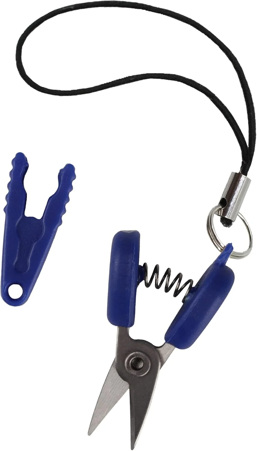 قیچی کوچک قابل حمل BambooMN مدل Itty Bitty Snippy - آبی شوک - 1 عدد