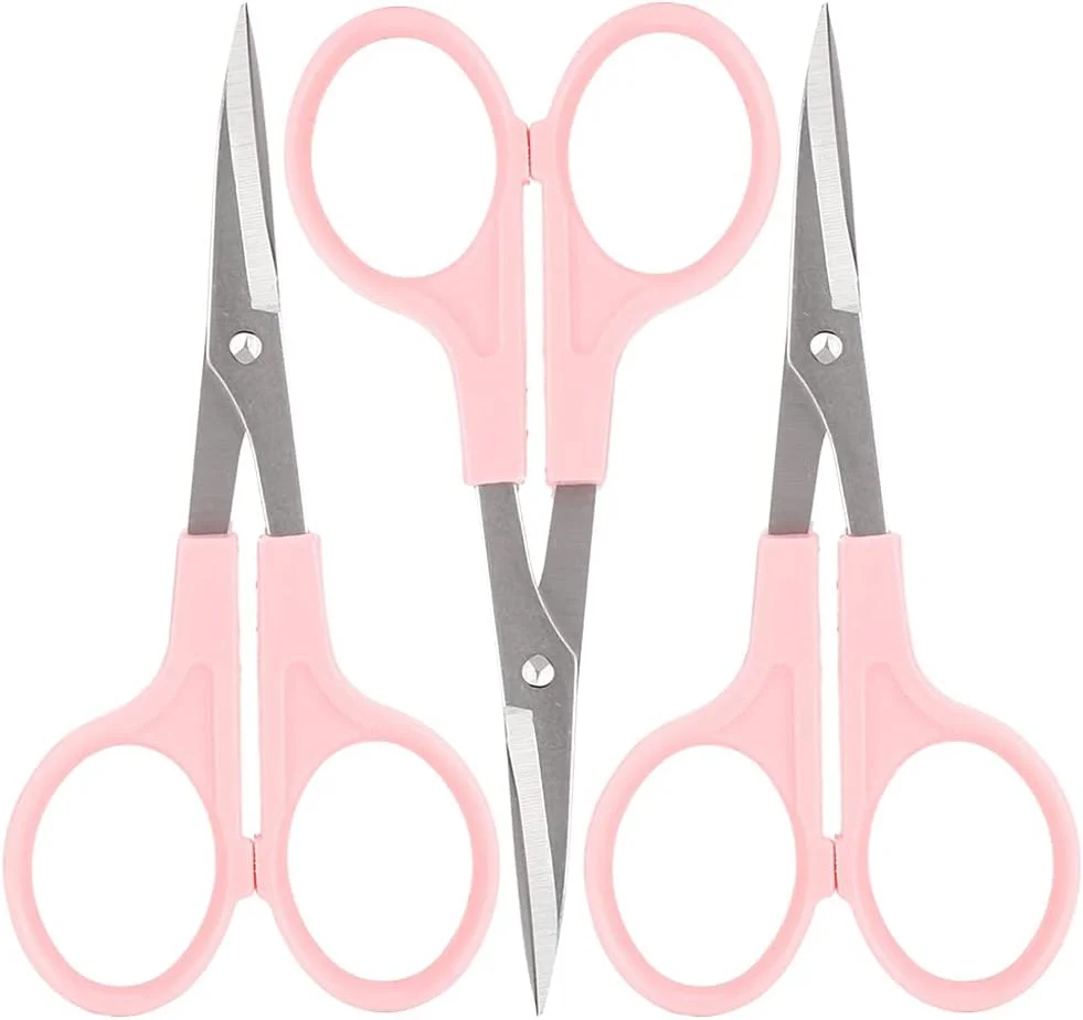 قیچی گلدوزی کوچک خمیده Baxnore، ست قیچی گلدوزی، قیچی زیبایی استیل ضد زنگ، قیچی مانیکور برای لوازم خیاطی