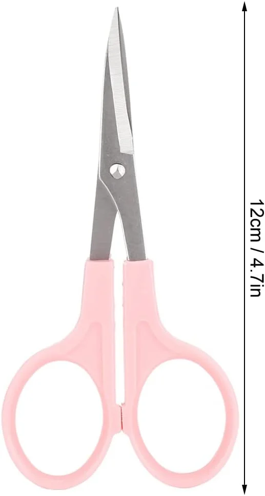 قیچی گلدوزی کوچک خمیده Baxnore، ست قیچی گلدوزی، قیچی زیبایی استیل ضد زنگ، قیچی مانیکور برای لوازم خیاطی