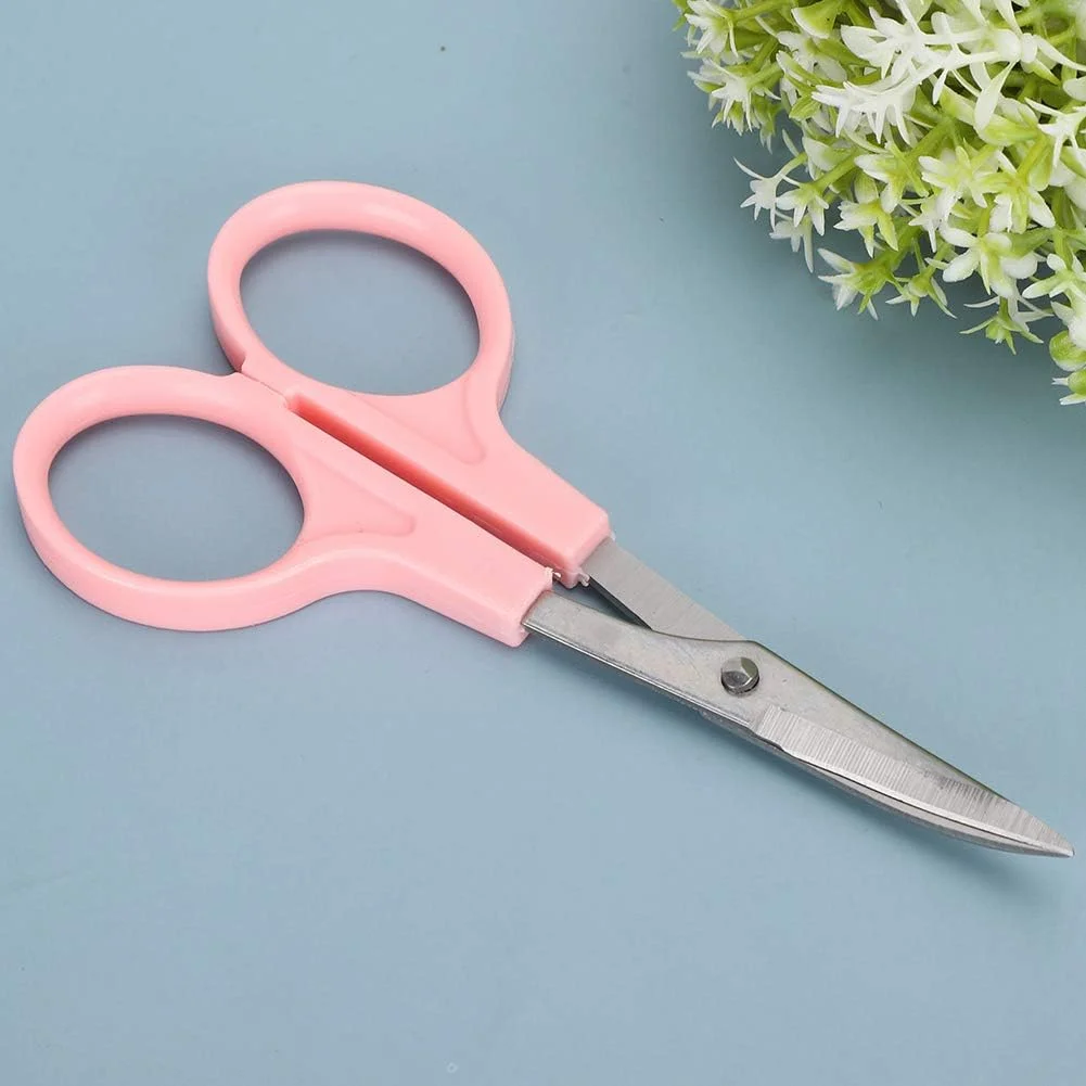 قیچی گلدوزی کوچک خمیده Baxnore، ست قیچی گلدوزی، قیچی زیبایی استیل ضد زنگ، قیچی مانیکور برای لوازم خیاطی