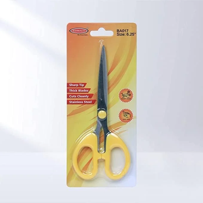 قیچی چند منظوره بامبالیو مدل BA017 با دسته راحت 6.25 اینچی (بسته 2 عددی)