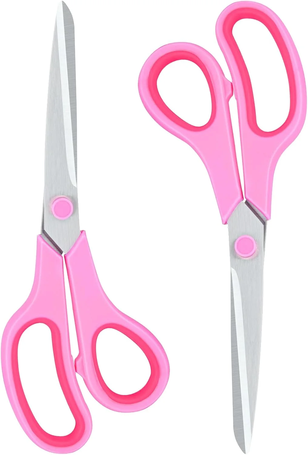 قیچی صورتی Balaipor برای لوازم اداری، منزل، مدرسه، صنایع دستی، خیاطی، پارچه، 8 اینچ (2 عددی) قیچی صورتی Balaipor برای لوازم اداری، منزل، مدرسه، صنایع دستی، خیاطی، پارچه، 8 اینچ (2 عددی)