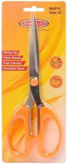 قیچی چند منظوره 8 اینچی بامبالیو BA018 با دسته نرم و راحت - بسته 1 عددی قیچی چند منظوره 8 اینچی بامبالیو BA018 با دسته نرم و راحت - بسته 1 عددی