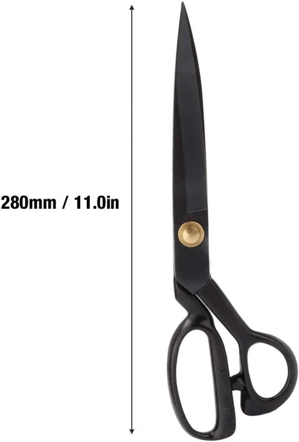 قیچی پارچه بابائو، قیچی سنگین برای برش چرم، خیاطی و صنایع دستی، فولاد مشکی (HC-11 اینچ) قیچی پارچه بابائو، قیچی سنگین برای برش چرم، خیاطی و صنایع دستی، فولاد مشکی (HC-11 اینچ)