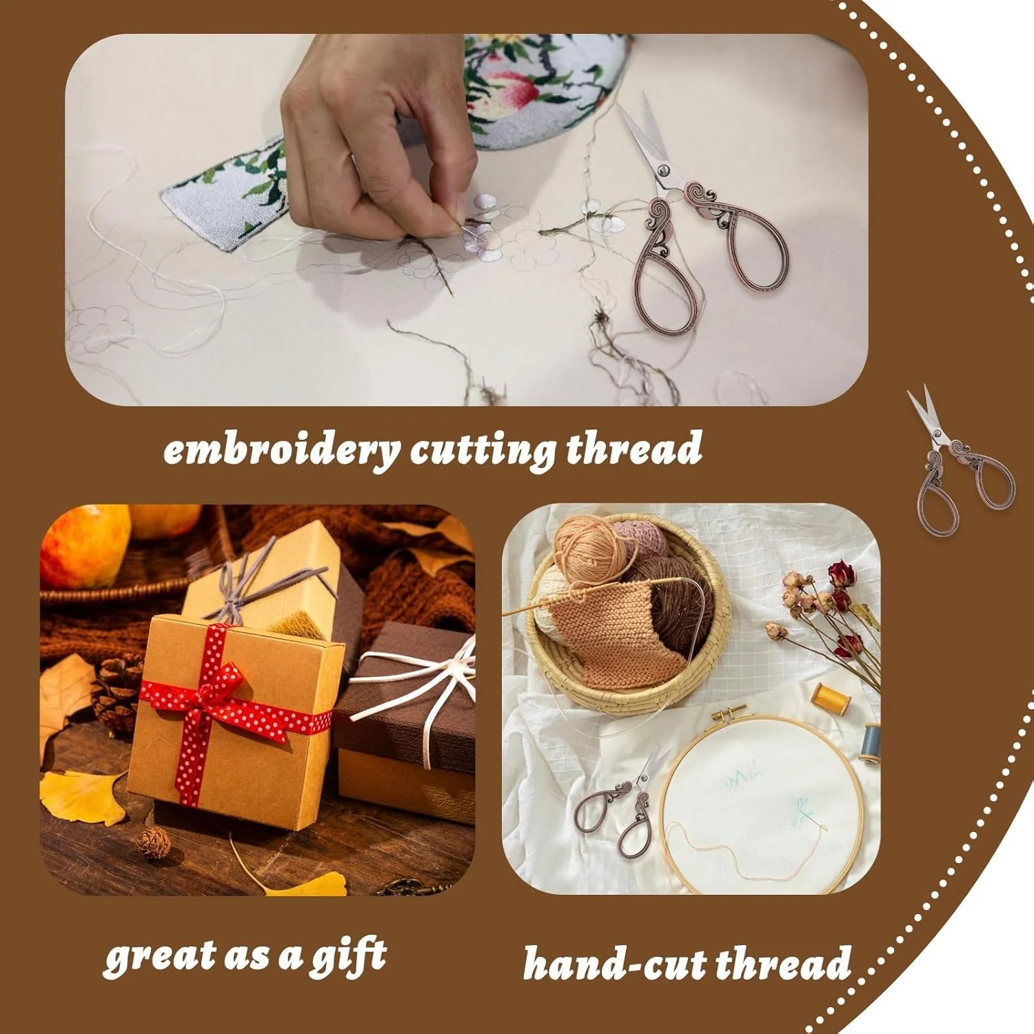 قیچی گلدوزی آزونه، قیچی به سبک اروپایی قدیمی، قیچی گلدوزی با نوک تیز کوچک، قیچی خیاطی برای سوزن دوزی، کوک متقاطع، خیاطی، ابزارهای DIY، قیچی کوچک خیاطی قیچی گلدوزی آزونه، قیچی به سبک اروپایی قدیمی، قیچی گلدوزی با نوک تیز کوچک، قیچی خیاطی برای سوزن دوزی، کوک متقاطع، خیاطی، ابزارهای DIY، قیچی کوچک خیاطی