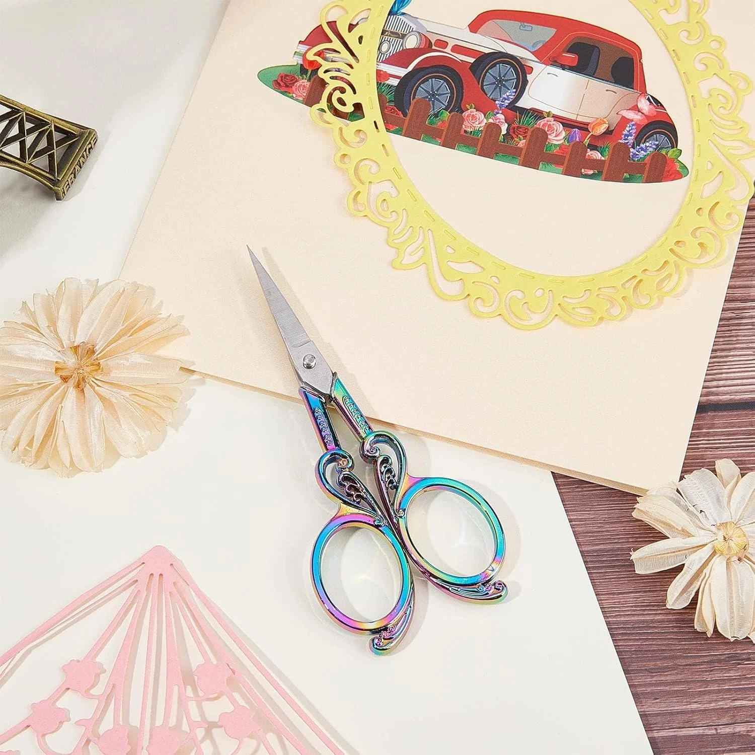 قیچی خیاطی گلدوزی Azonee، قیچی ظریف کاری با نوک تیز و قدیمی، قیچی استیل ضد زنگ برای برش پارچه، کاردستی، بافتنی، نخ کشی، کارهای هنری، صنایع دستی، ابزار DIY قیچی خیاطی گلدوزی Azonee، قیچی ظریف کاری با نوک تیز و قدیمی، قیچی استیل ضد زنگ برای برش پارچه، کاردستی، بافتنی، نخ کشی، کارهای هنری، صنایع دستی، ابزار DIY