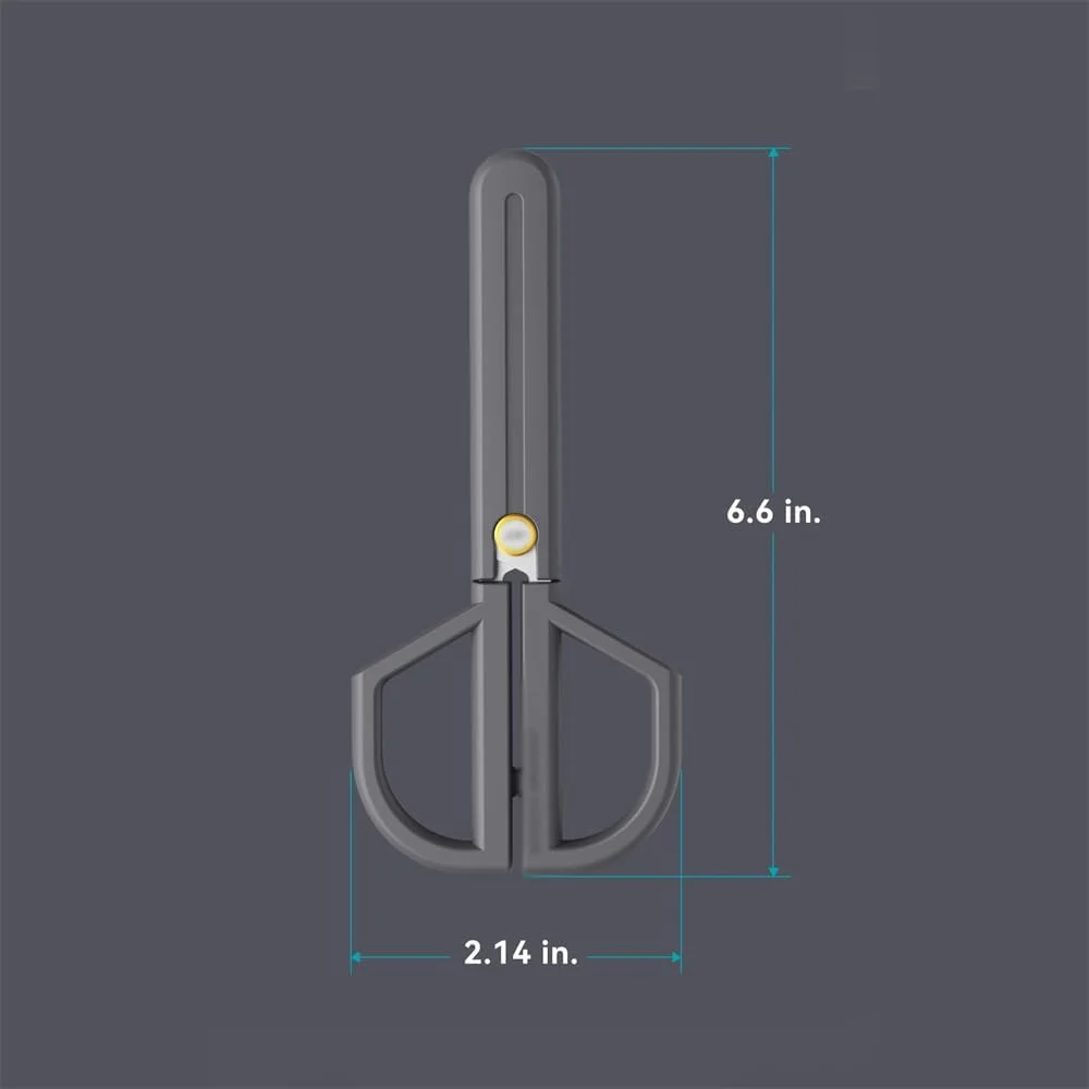 قیچی چند منظوره آزون، ابزار ضروری قابل حمل برای منزل، قیچی ایمنی صنایع دستی با غلاف محافظ، قابل تنظیم کشش برای دست چپ و راست، ضد لغزش و مقاوم در برابر زنگ زدگی برای خانه و محل کار قیچی چند منظوره آزون، ابزار ضروری قابل حمل برای منزل، قیچی ایمنی صنایع دستی با غلاف محافظ، قابل تنظیم کشش برای دست چپ و راست، ضد لغزش و مقاوم در برابر زنگ زدگی برای خانه و محل کار