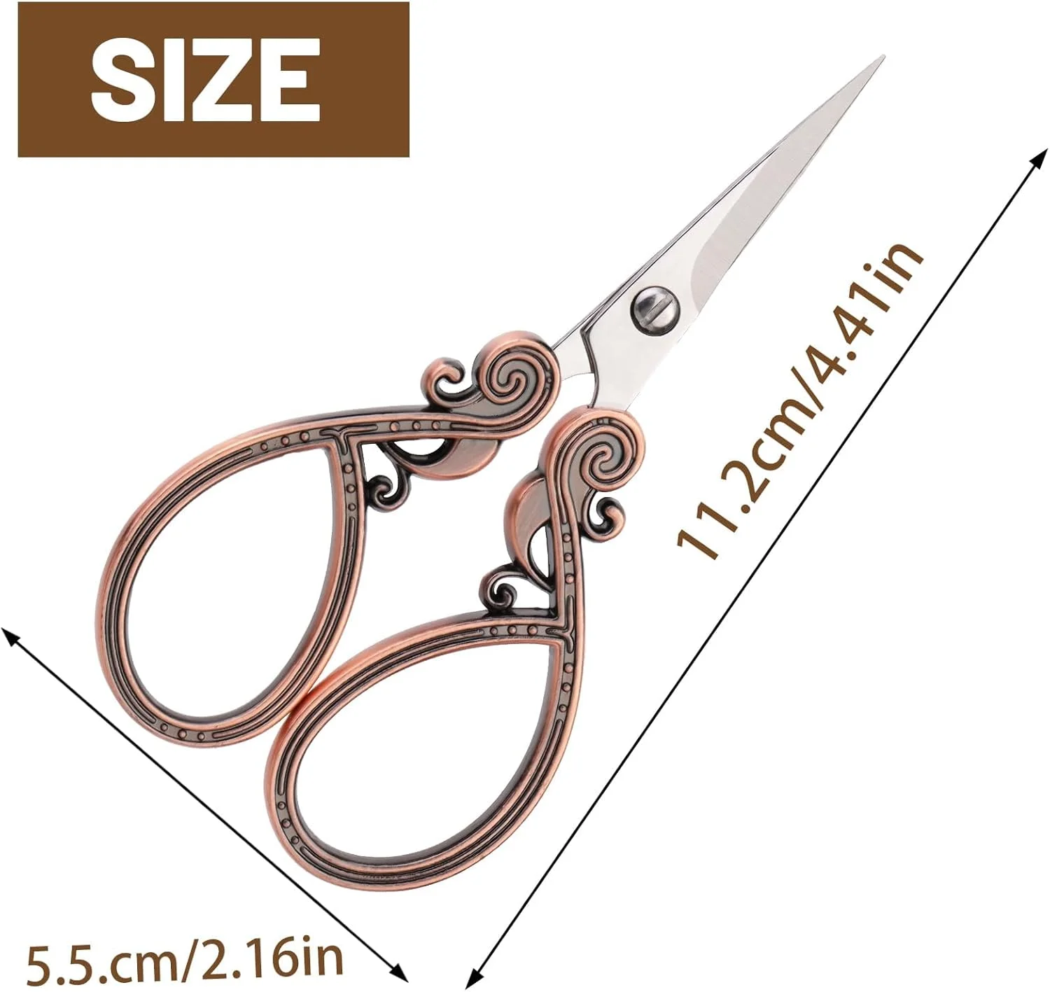 قیچی گلدوزی آزونه، قیچی به سبک اروپایی قدیمی، قیچی گلدوزی با نوک تیز کوچک، قیچی خیاطی برای سوزن دوزی، کوک متقاطع، خیاطی، ابزارهای DIY، قیچی کوچک خیاطی قیچی گلدوزی آزونه، قیچی به سبک اروپایی قدیمی، قیچی گلدوزی با نوک تیز کوچک، قیچی خیاطی برای سوزن دوزی، کوک متقاطع، خیاطی، ابزارهای DIY، قیچی کوچک خیاطی