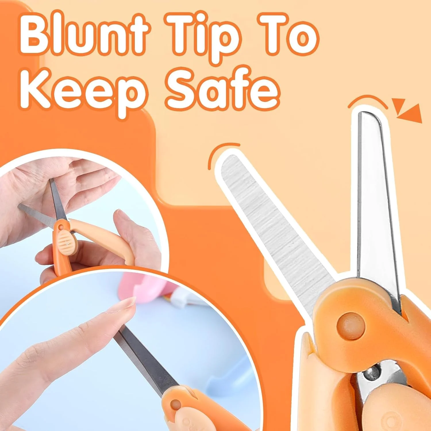 قیچی ایمنی کودک آزونه، 3 عددی، ست قیچی مینی کاردستی جمع شونده زیبا - ایده آل برای کودکان نوپا، اسکرپ بوک و برش کاغذ قیچی ایمنی کودک آزونه، 3 عددی، ست قیچی مینی کاردستی جمع شونده زیبا - ایده آل برای کودکان نوپا، اسکرپ بوک و برش کاغذ